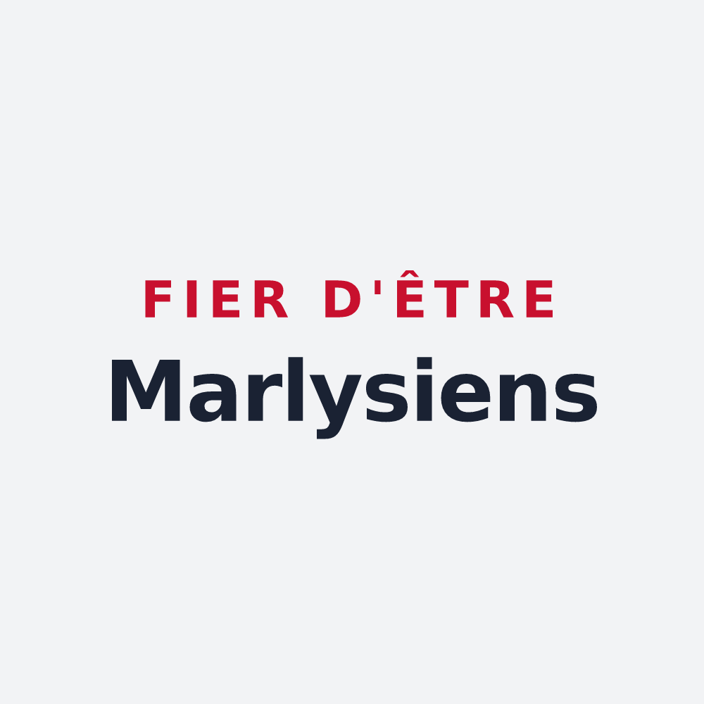 Poster « Fier d'être Marlysiens » — design pour Marly-Gomont