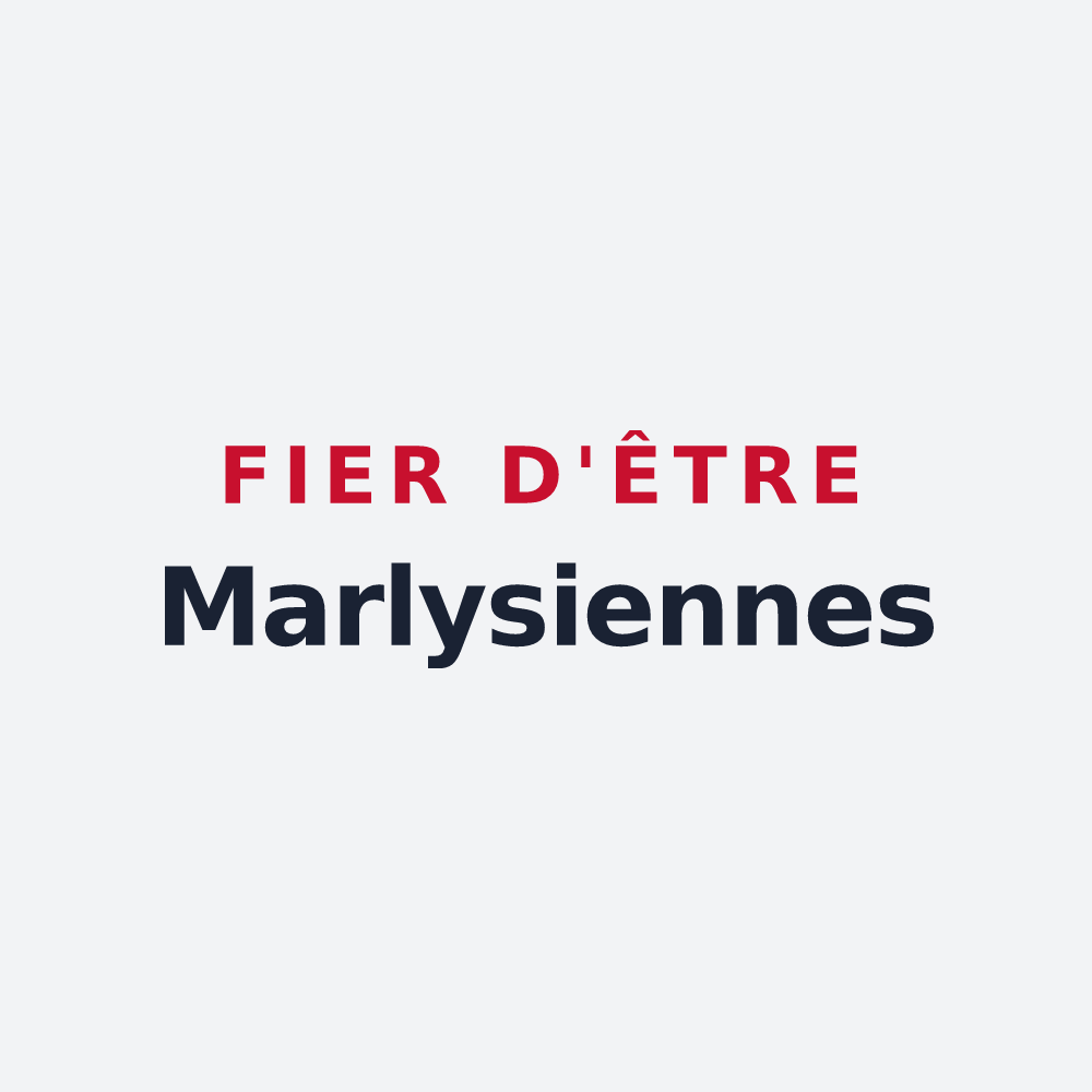 Poster « Fier d'être Marlysiennes » — design pour Marly-la-Ville