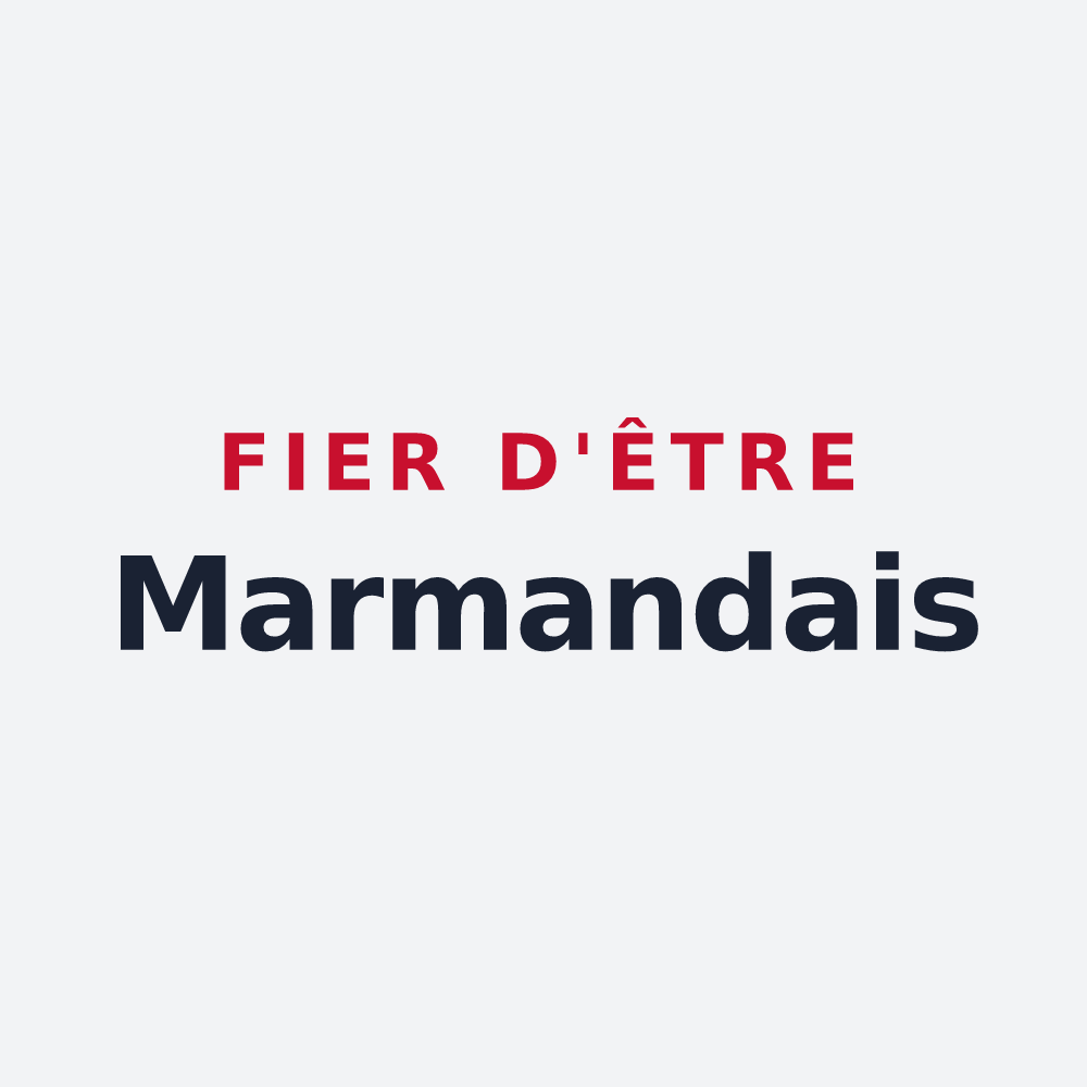 Poster « Fier d'être Marmandais » — design pour Marmande