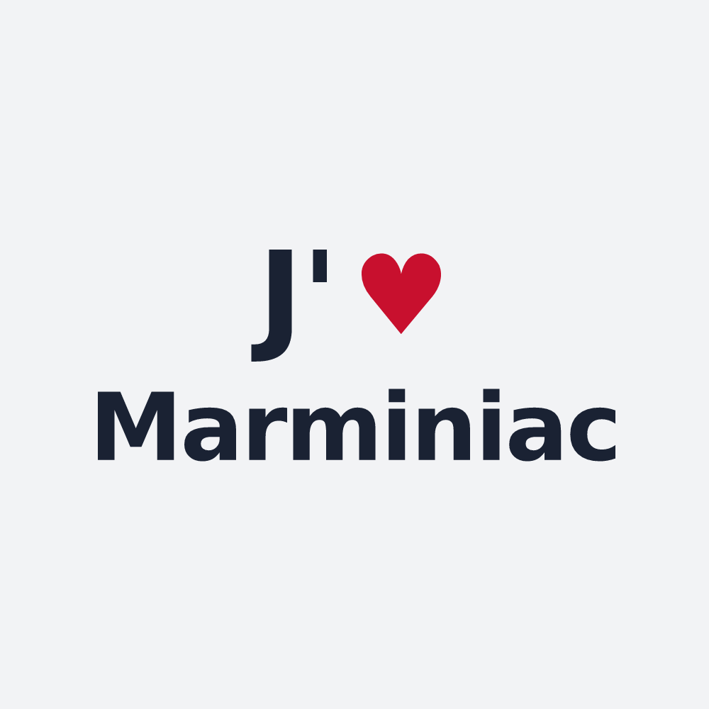 Poster personnalisé Marminiac — design J'aime Marminiac