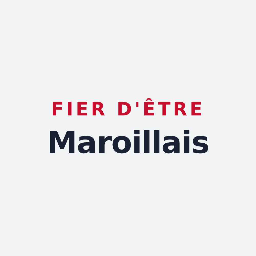 Poster « Fier d'être Maroillais » — design pour Maroilles