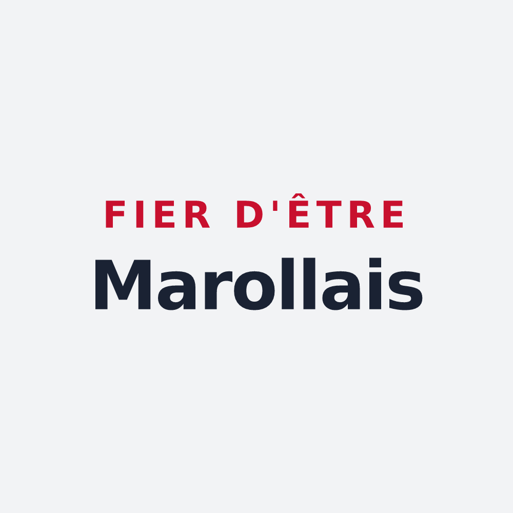 Poster « Fier d'être Marollais » — design pour Marolles-sur-Seine