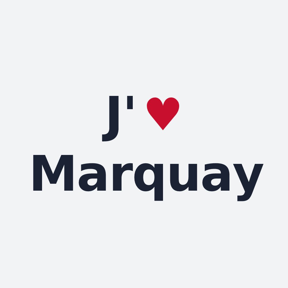 Poster personnalisé Marquay — design J'aime Marquay