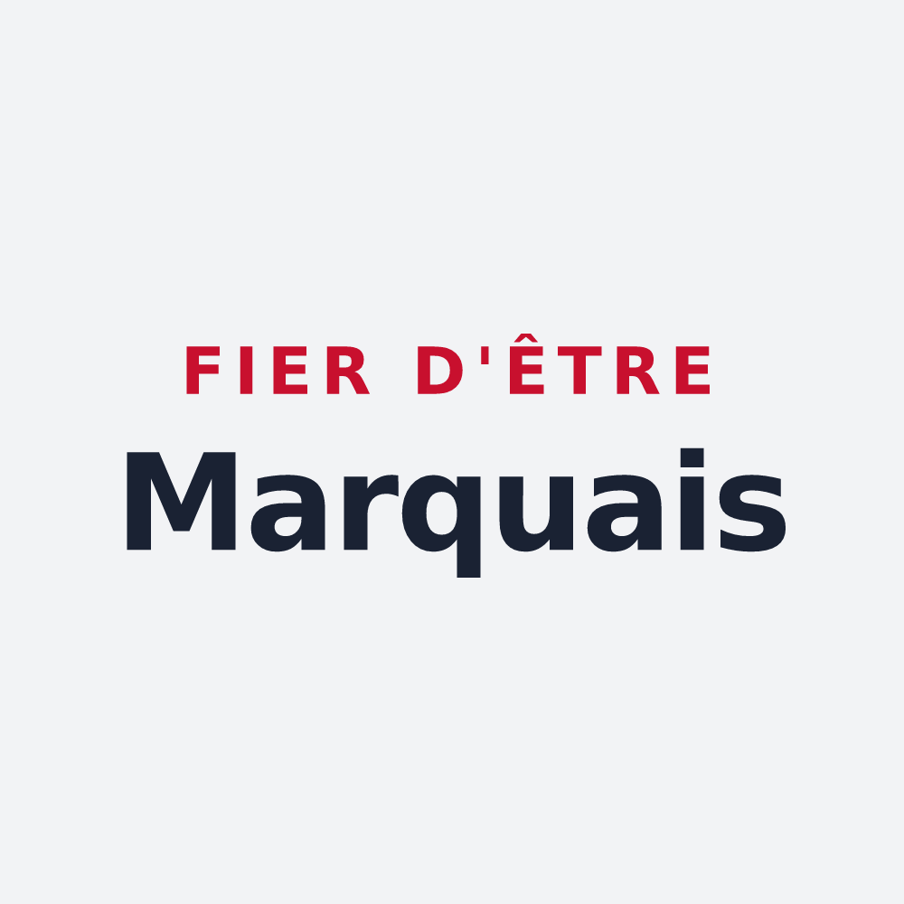 Poster « Fier d'être Marquais » — design pour Marques