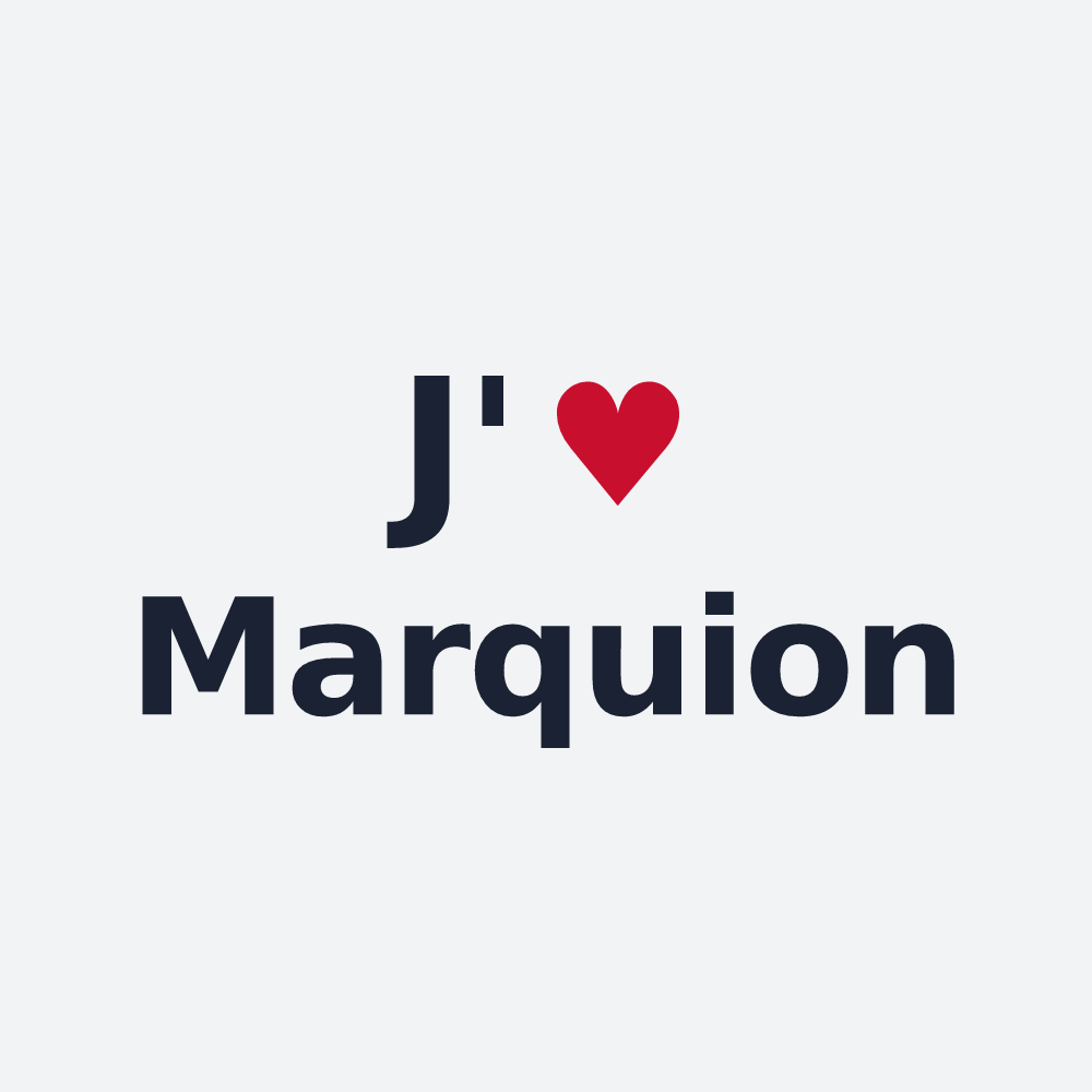 Poster personnalisé Marquion — design J'aime Marquion