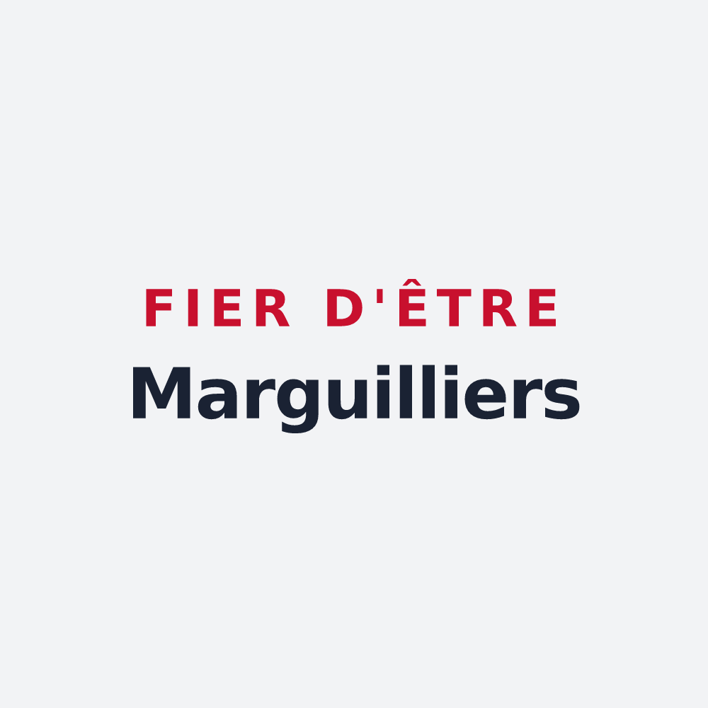 Poster « Fier d'être Marguilliers » — design pour Marquivillers