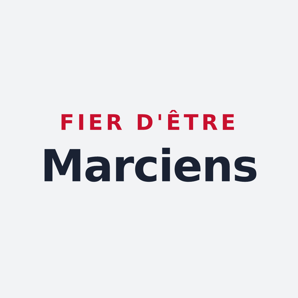 Poster « Fier d'être Marciens » — design pour Mars-sur-Allier