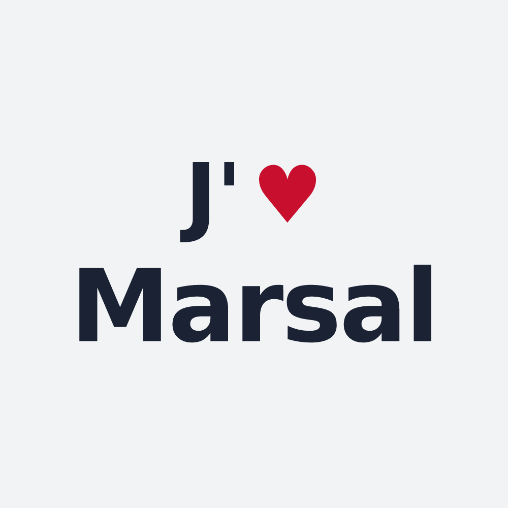Poster personnalisé Marsal — design J'aime Marsal