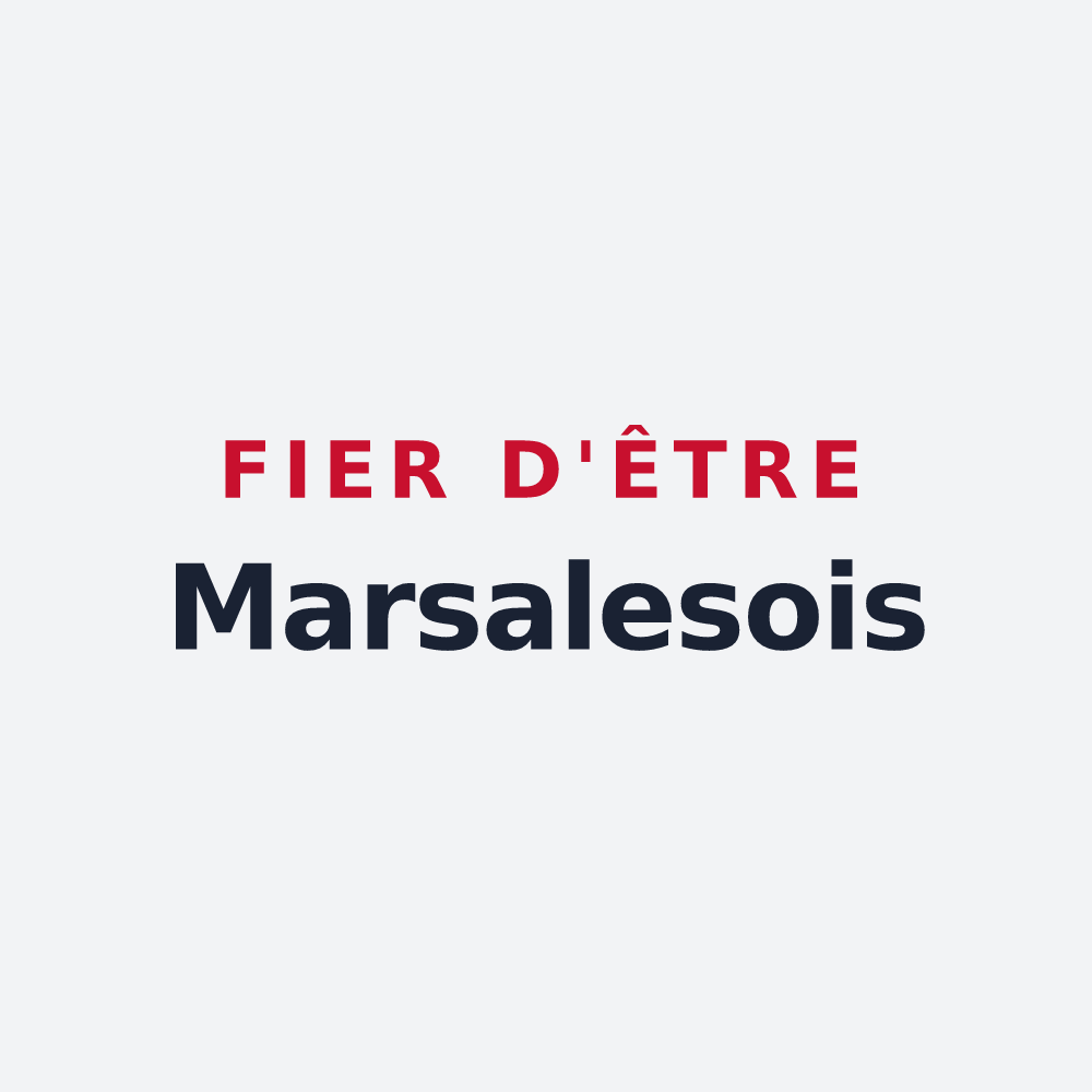 Poster « Fier d'être Marsalesois » — design pour Marsalès