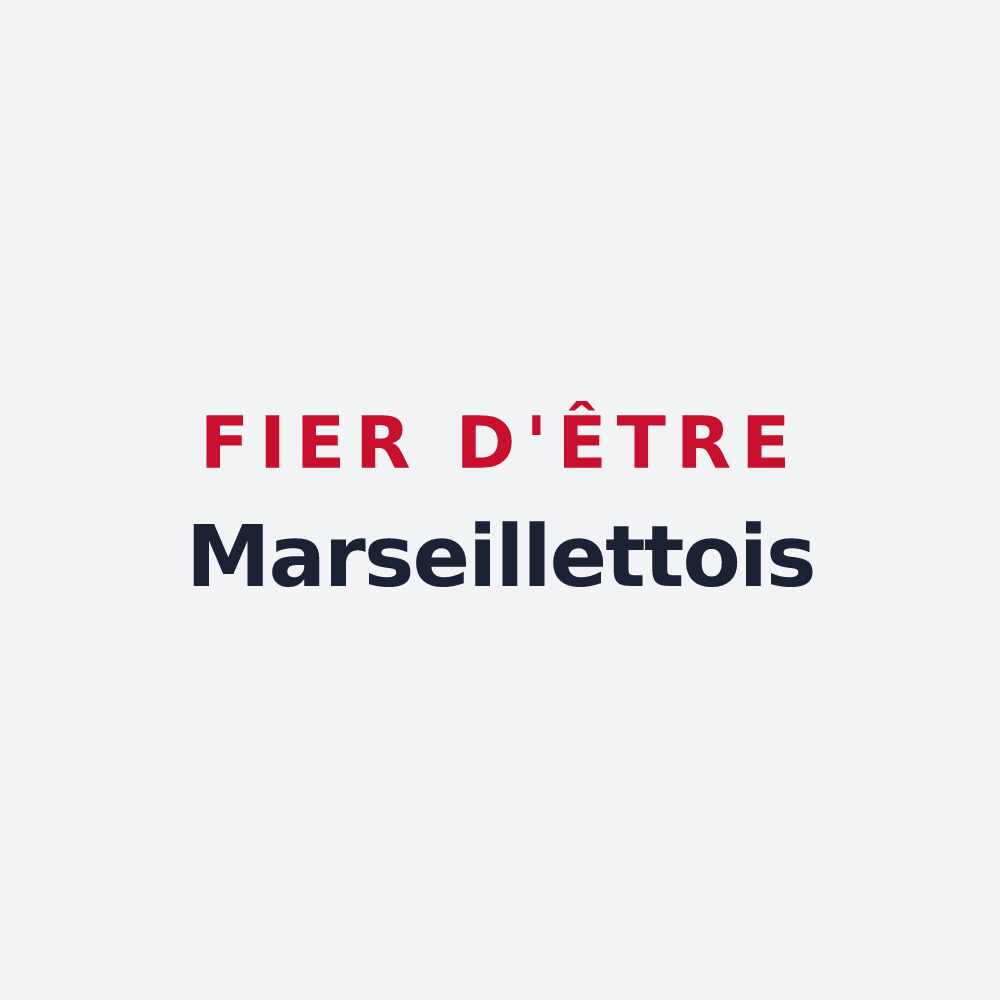 Poster « Fier d'être Marseillettois » — design pour Marseillette