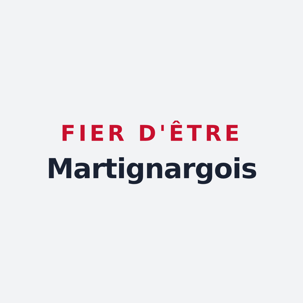 Poster « Fier d'être Martignargois » — design pour Martignargues