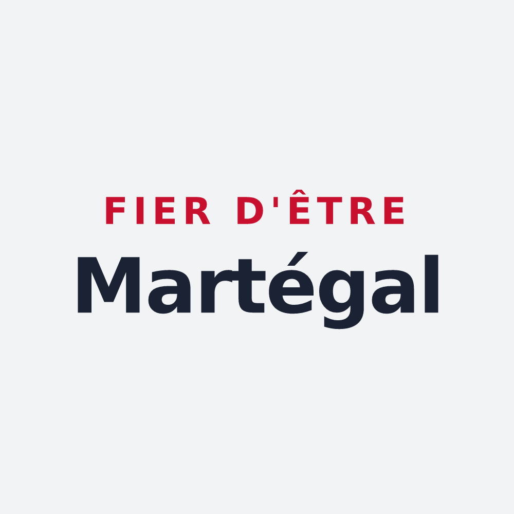 Poster « Fier d'être Martégal » — design pour Martigues