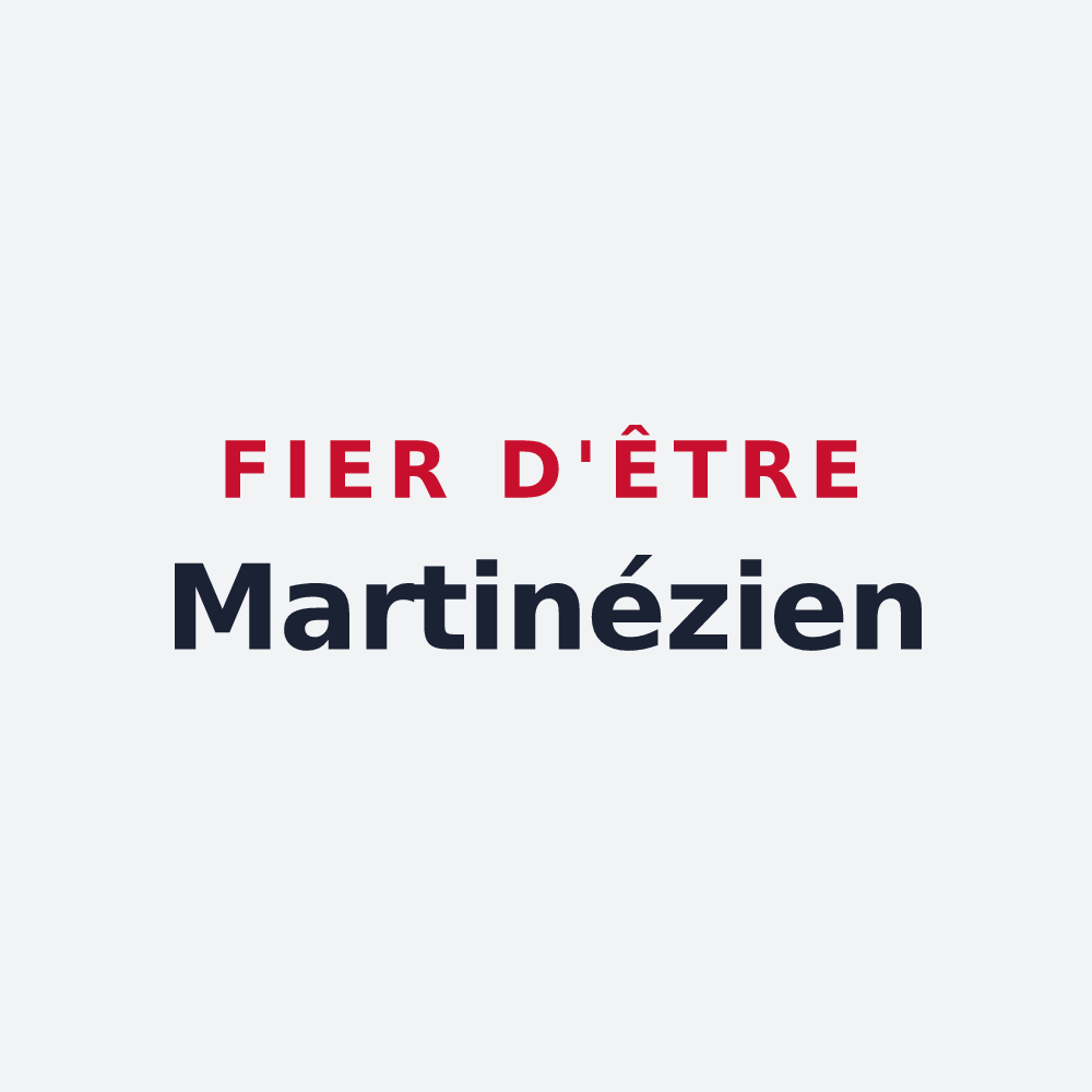 Poster « Fier d'être Martinézien » — design pour Martinet