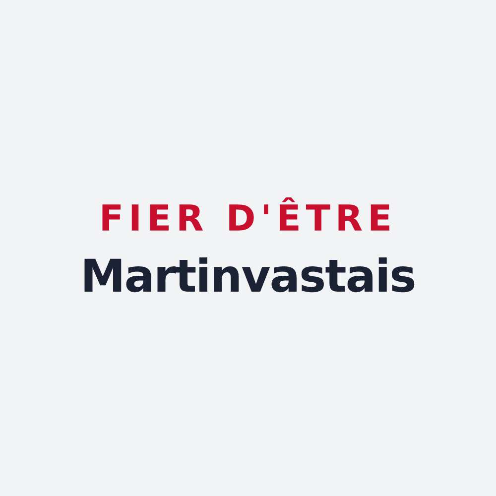 Poster « Fier d'être Martinvastais » — design pour Martinvast