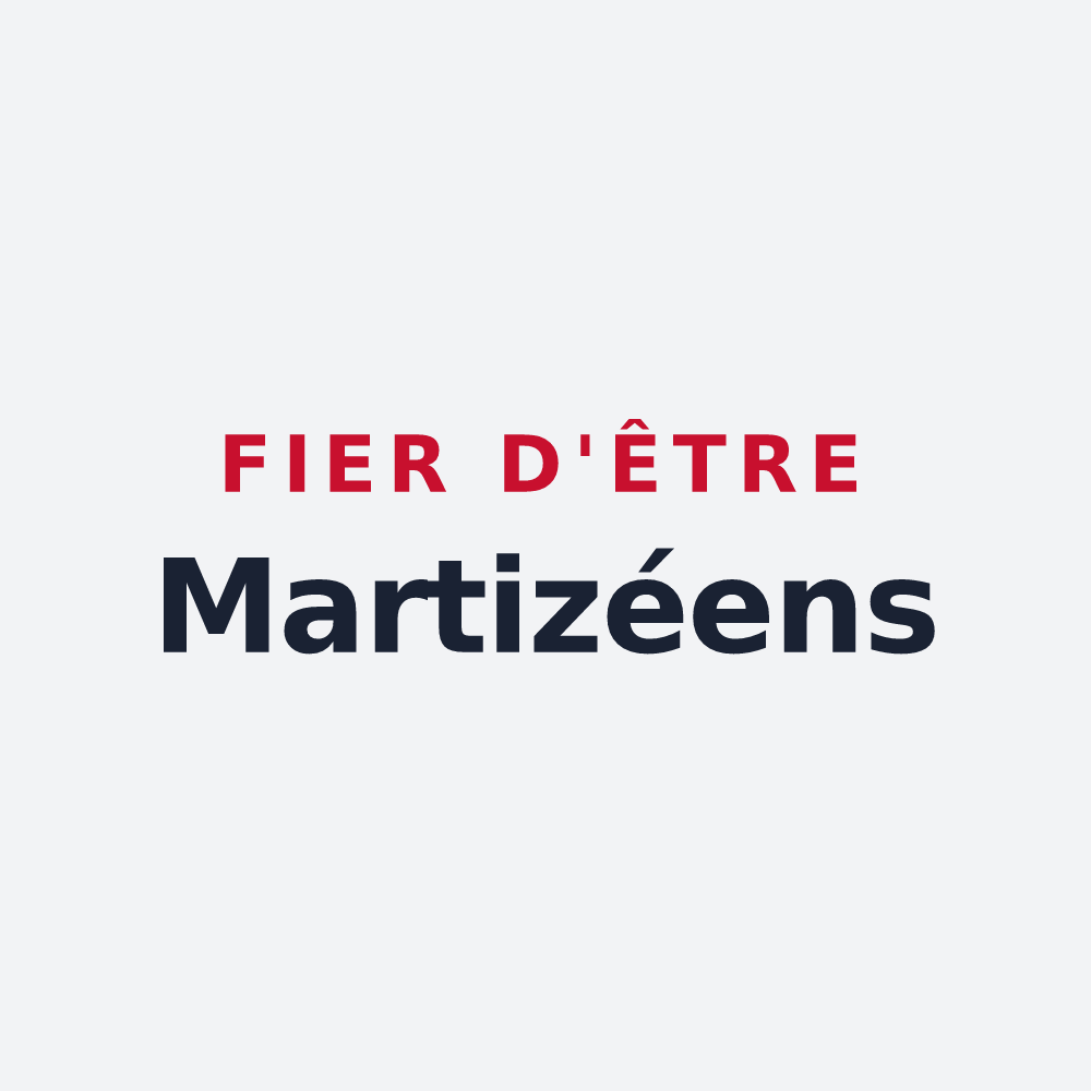 Poster « Fier d'être Martizéens » — design pour Martizay