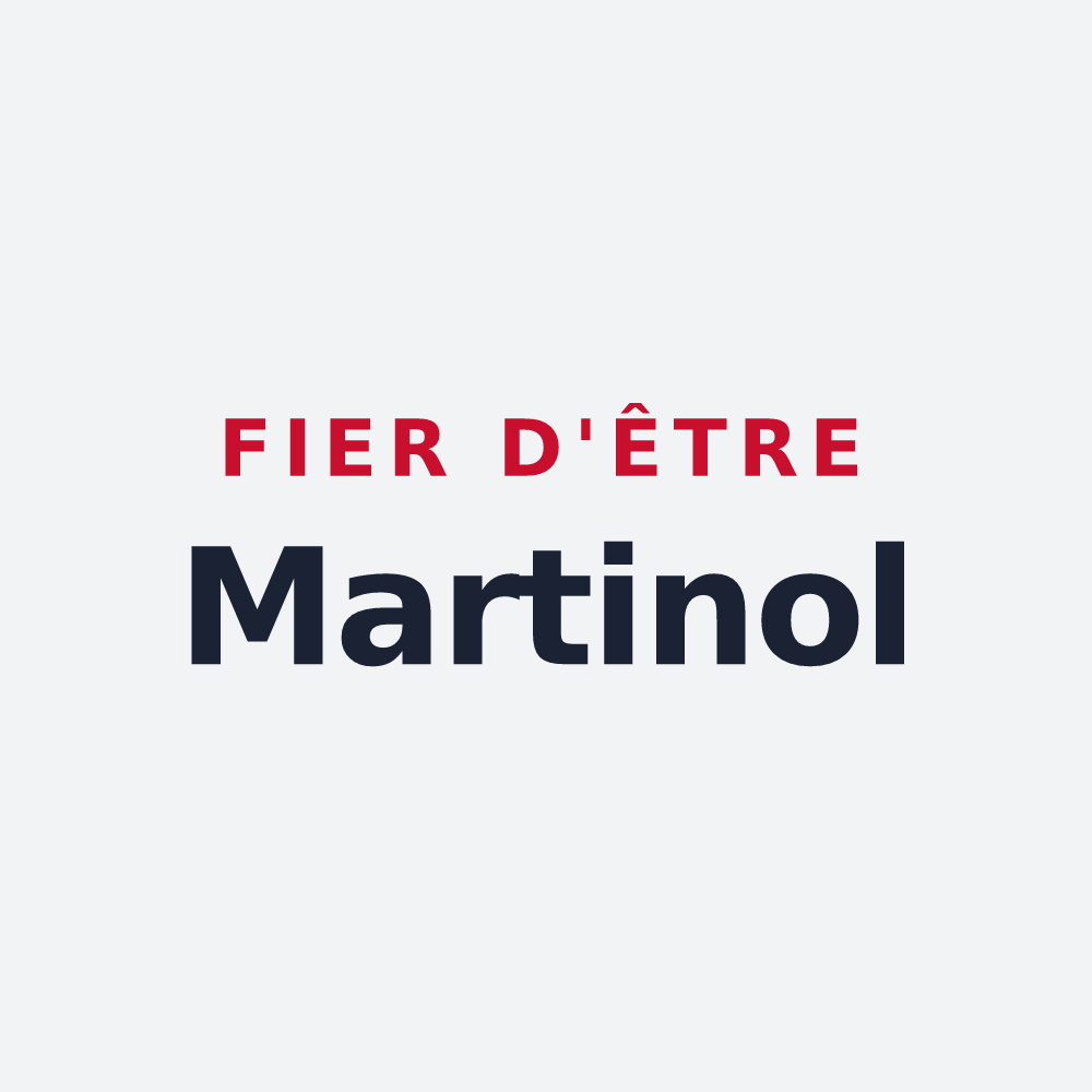 Poster « Fier d'être Martinol » — design pour Martrin