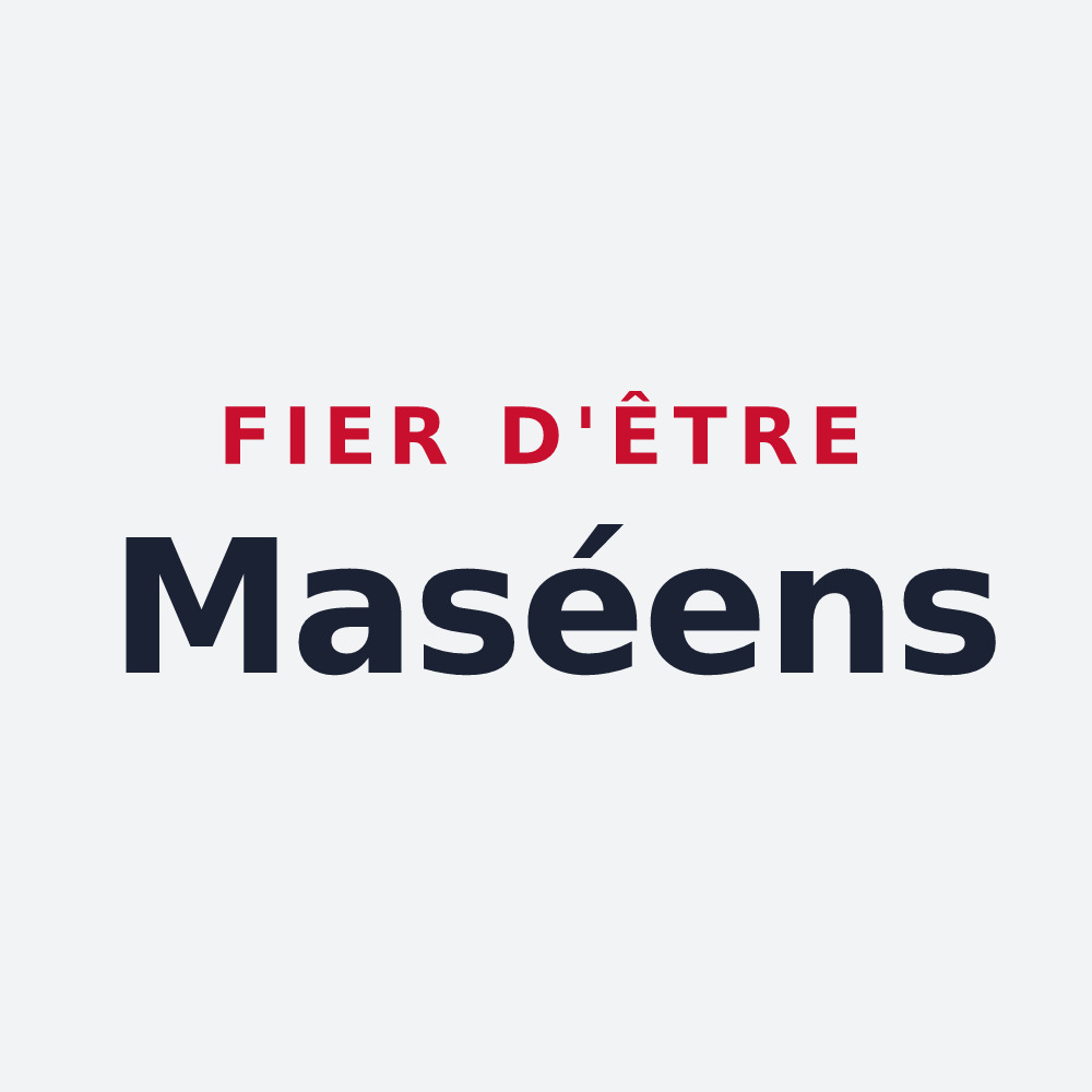 Poster « Fier d'être Maséens » — design pour Mas-Grenier