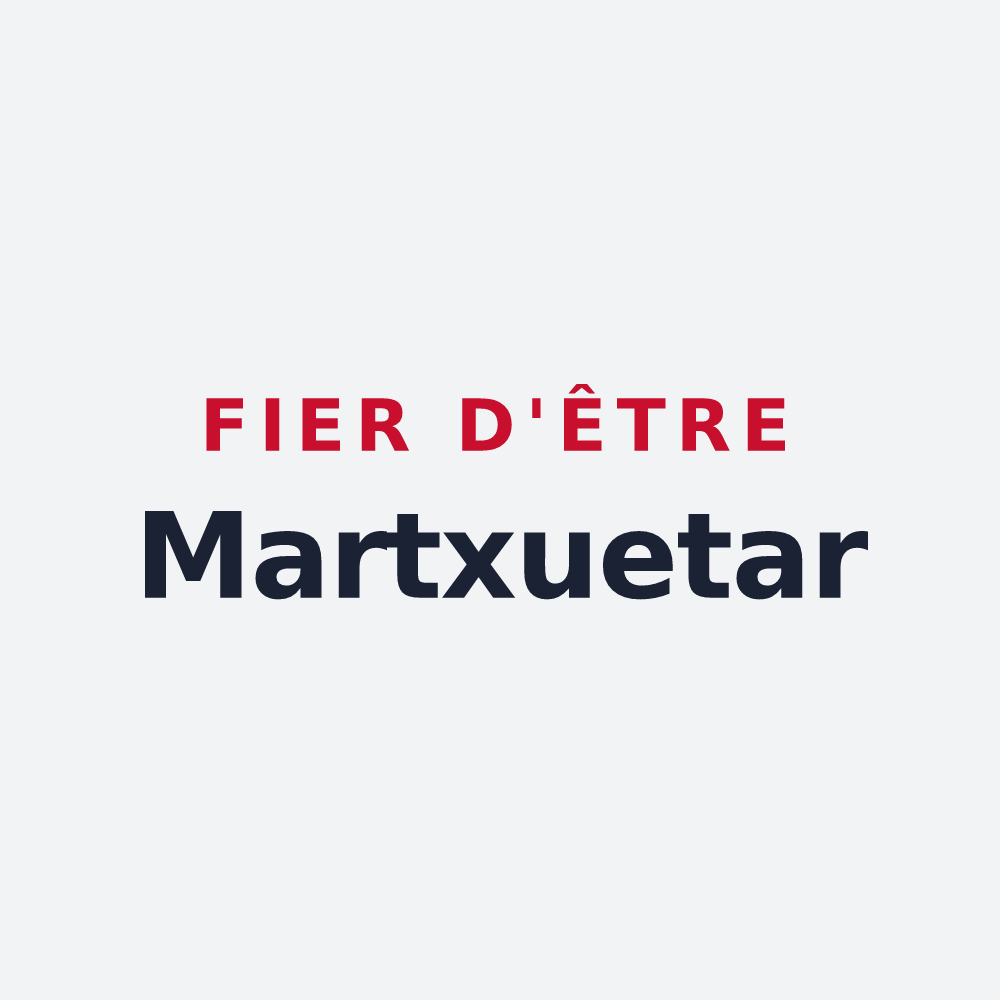 Poster « Fier d'être Martxuetar » — design pour Masparraute