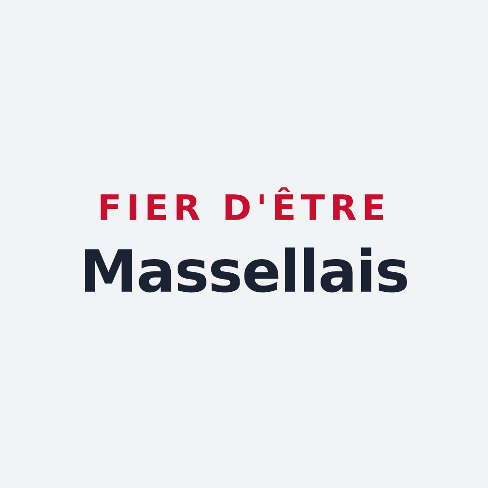 Poster « Fier d'être Massellais » — design pour Masseilles