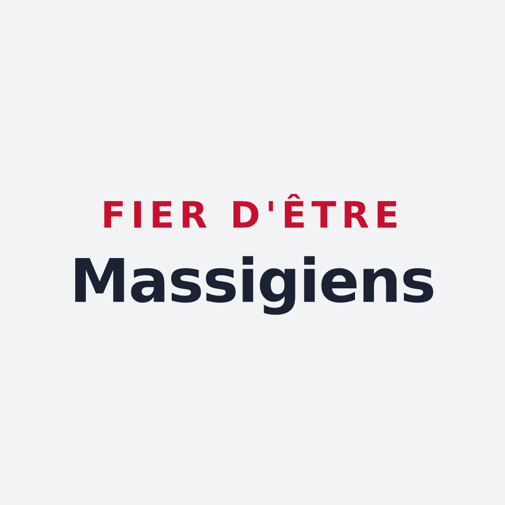 Poster « Fier d'être Massigiens » — design pour Massiges