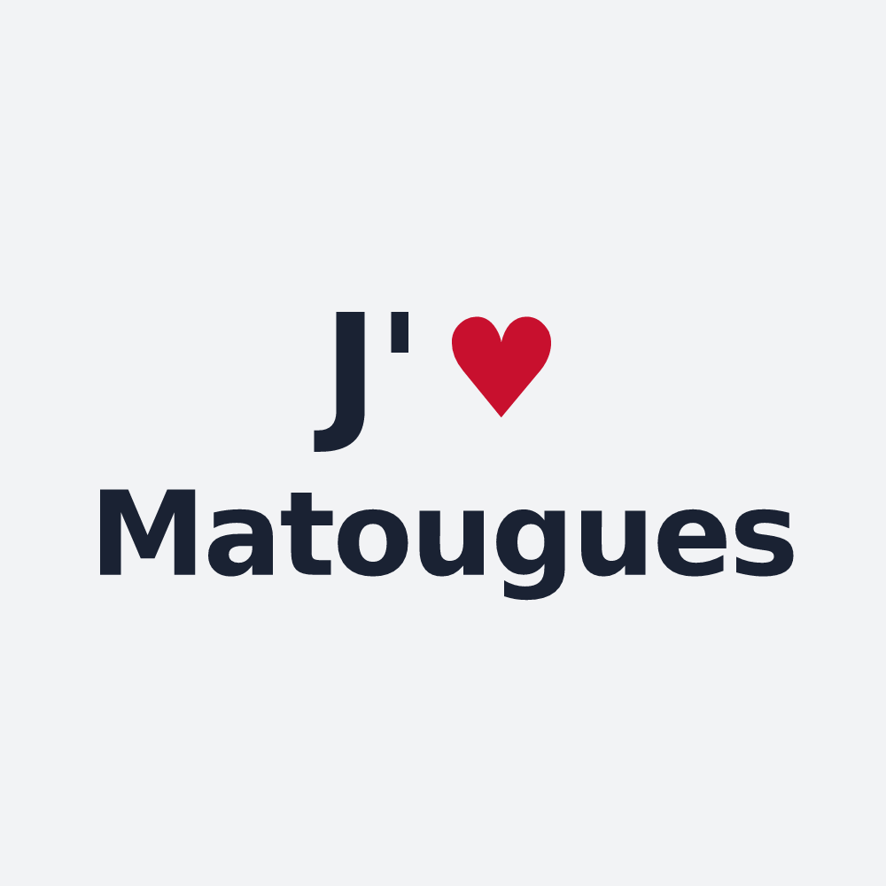 Poster personnalisé Matougues — design J'aime Matougues