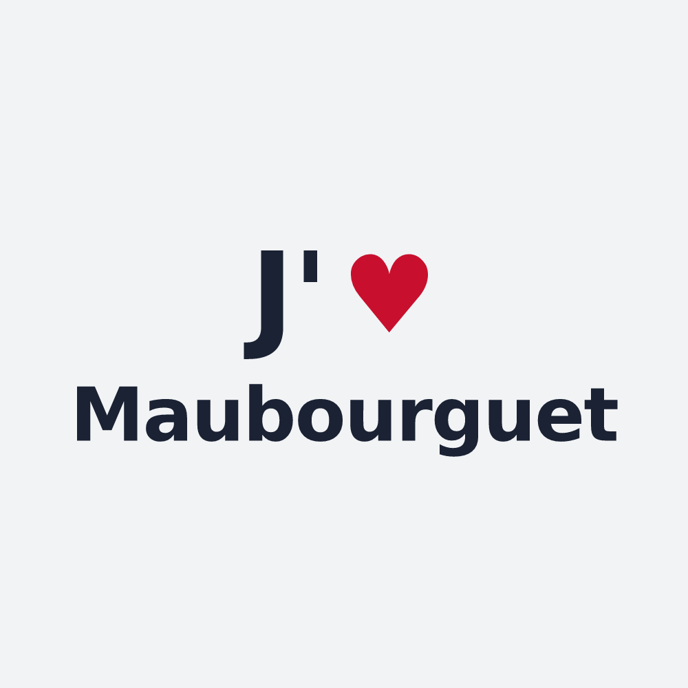 Poster personnalisé Maubourguet — design J'aime Maubourguet