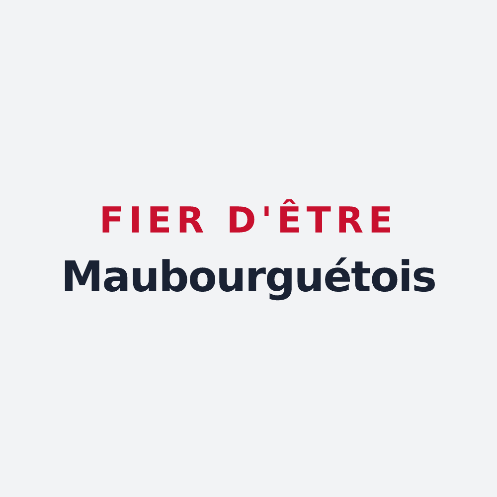 Poster « Fier d'être Maubourguétois » — design pour Maubourguet