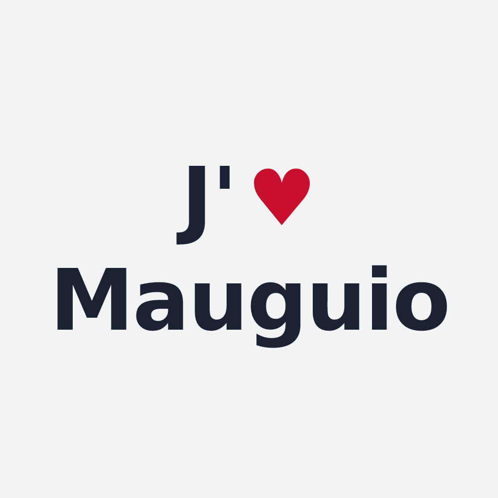 Poster personnalisé Mauguio — design J'aime Mauguio