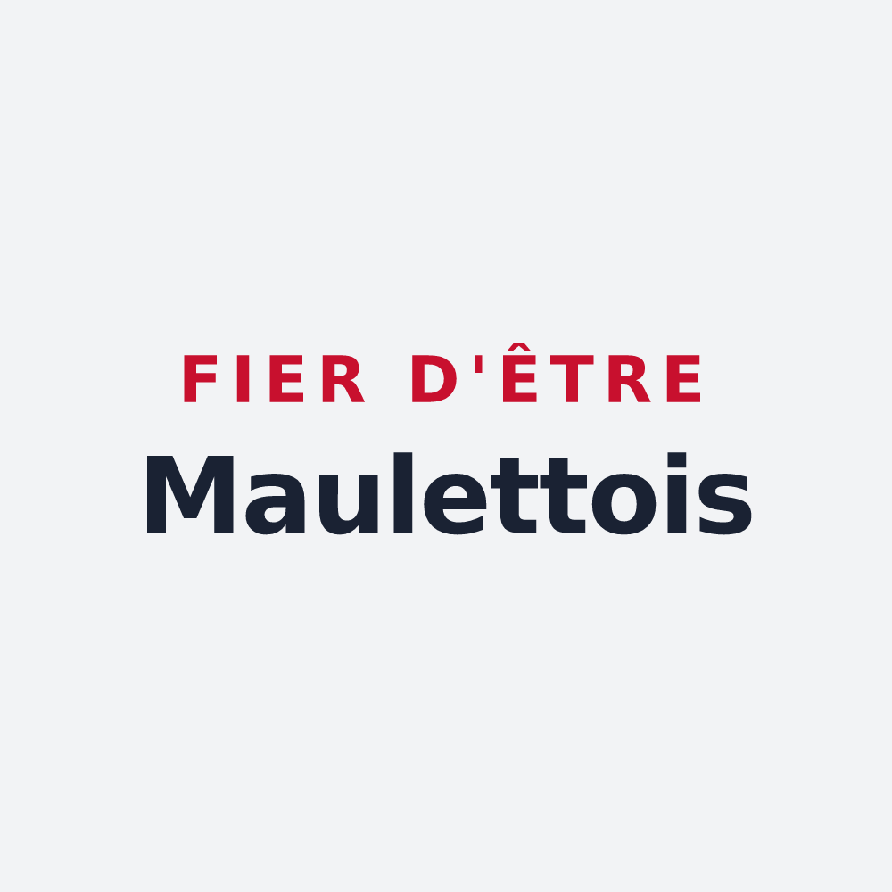 Poster « Fier d'être Maulettois » — design pour Maulette