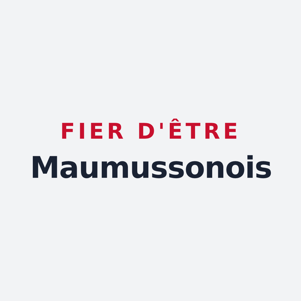 Poster « Fier d'être Maumussonois » — design pour Maumusson