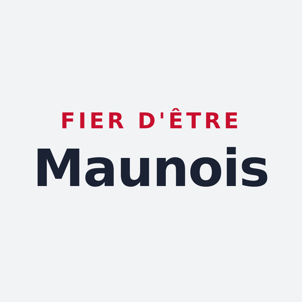 Poster « Fier d'être Maunois » — design pour Mauny