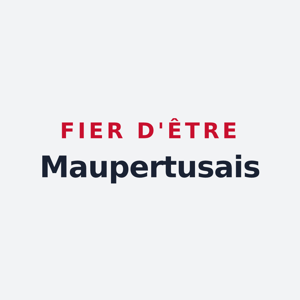 Poster « Fier d'être Maupertusais » — design pour Maupertus-sur-Mer
