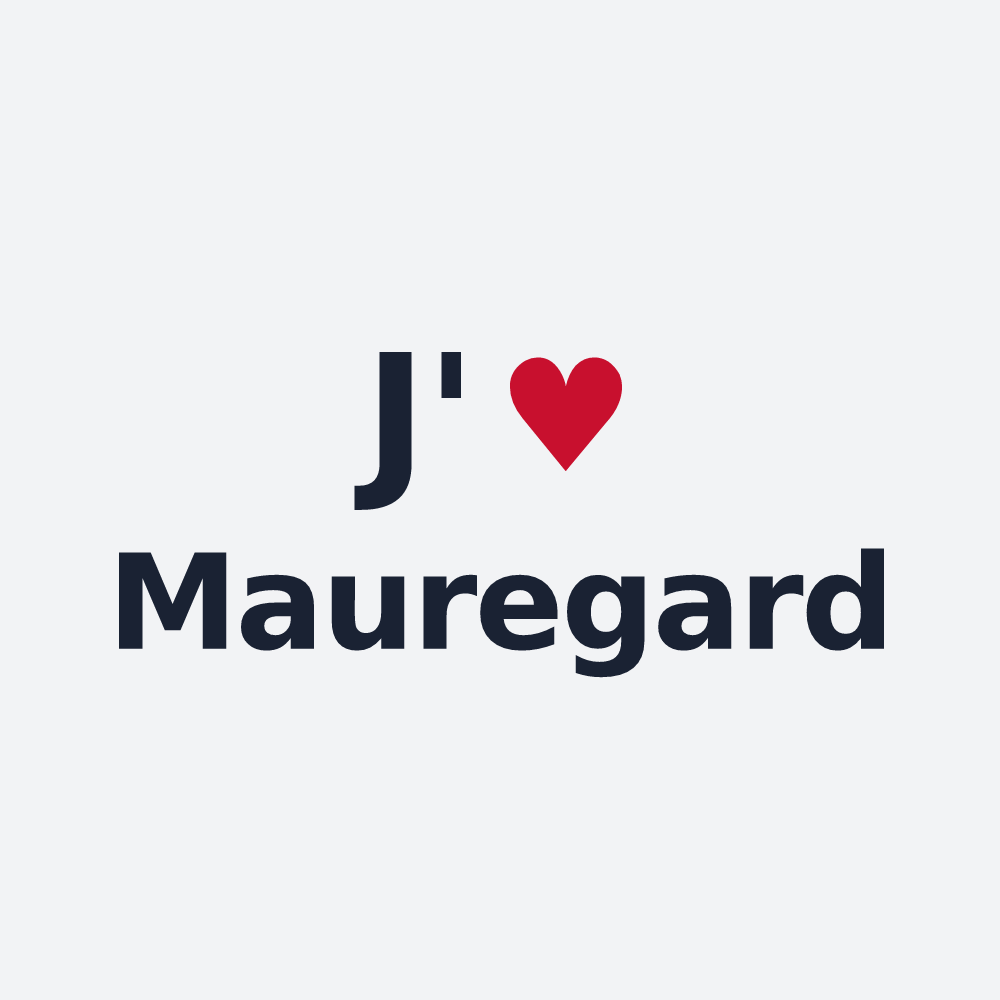 Poster personnalisé Mauregard — design J'aime Mauregard