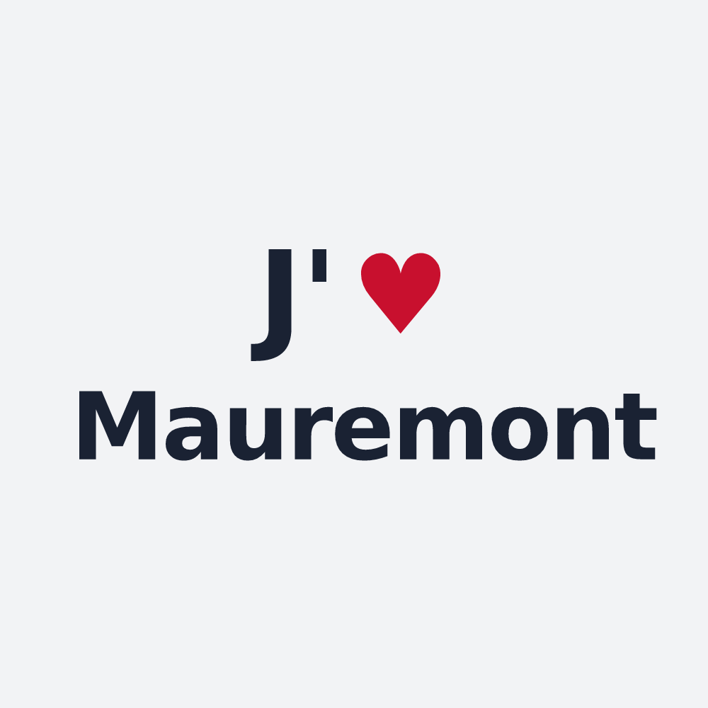Poster personnalisé Mauremont — design J'aime Mauremont