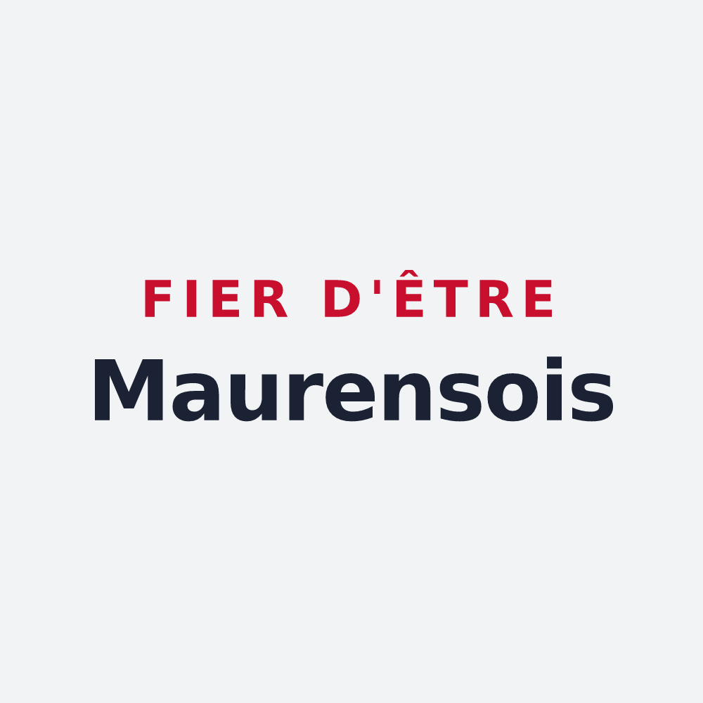 Poster « Fier d'être Maurensois » — design pour Maurens