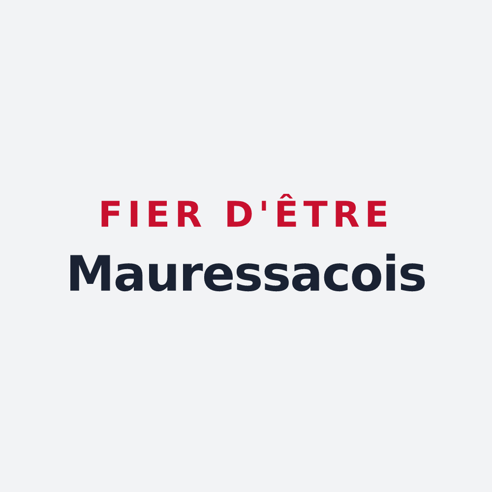 Poster « Fier d'être Mauressacois » — design pour Mauressac