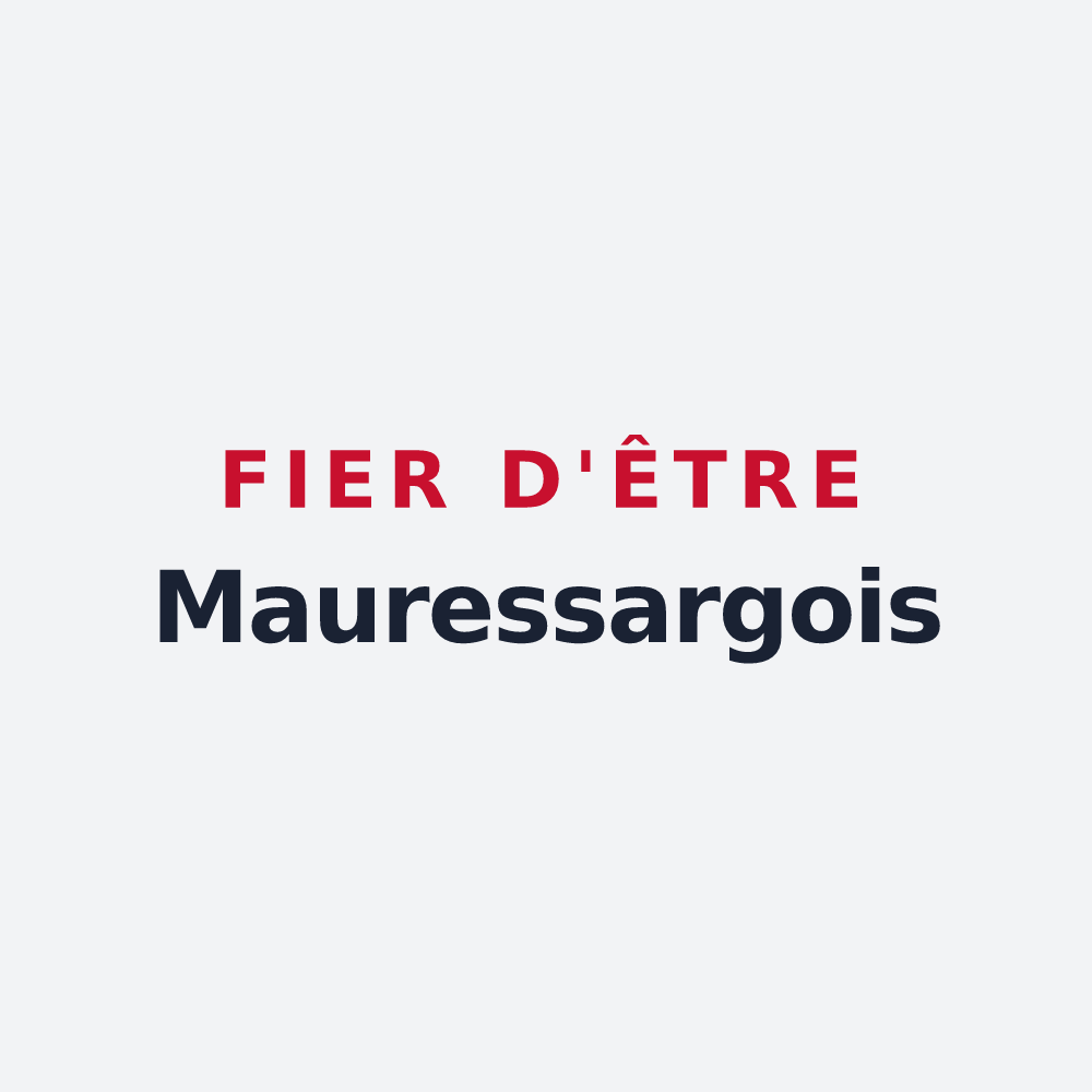 Poster « Fier d'être Mauressargois » — design pour Mauressargues