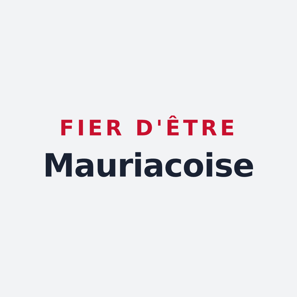 Poster « Fier d'être Mauriacoise » — design pour Mauriac