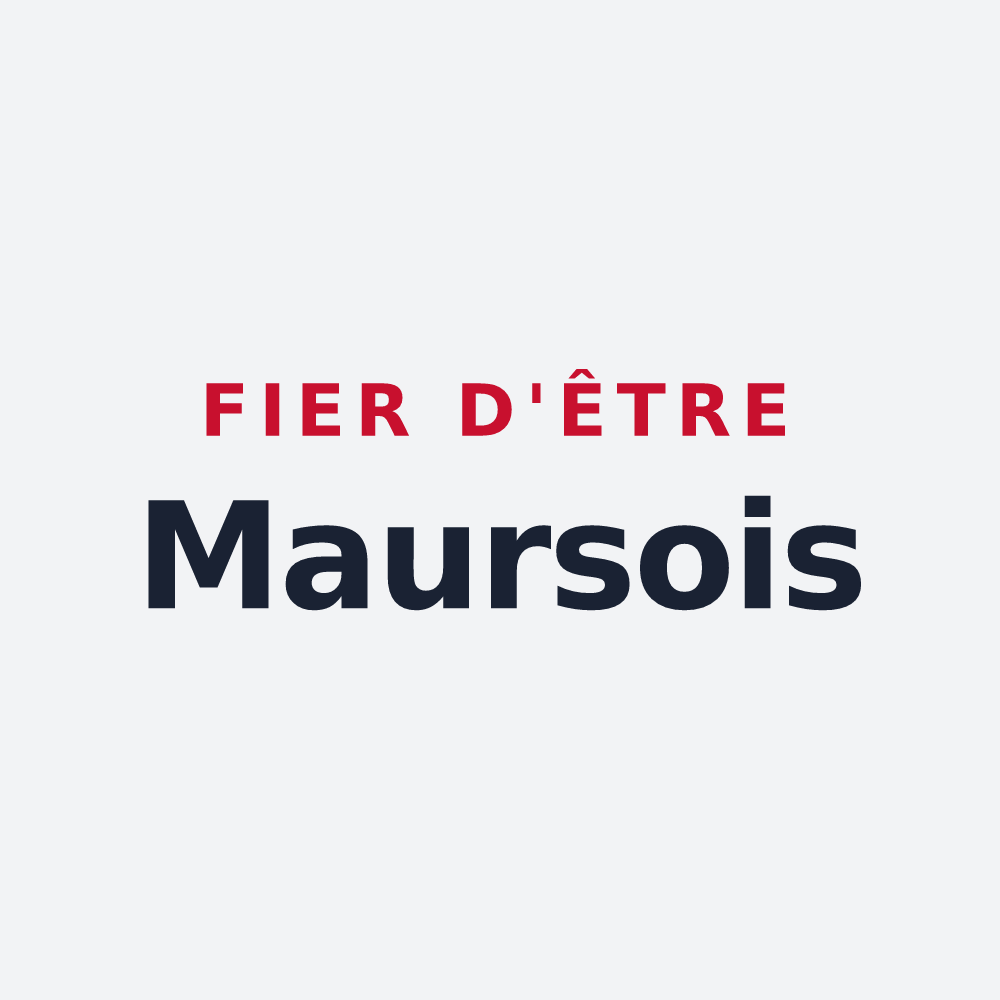 Poster « Fier d'être Maursois » — design pour Maurs