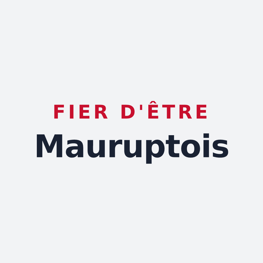 Poster « Fier d'être Mauruptois » — design pour Maurupt-le-Montois