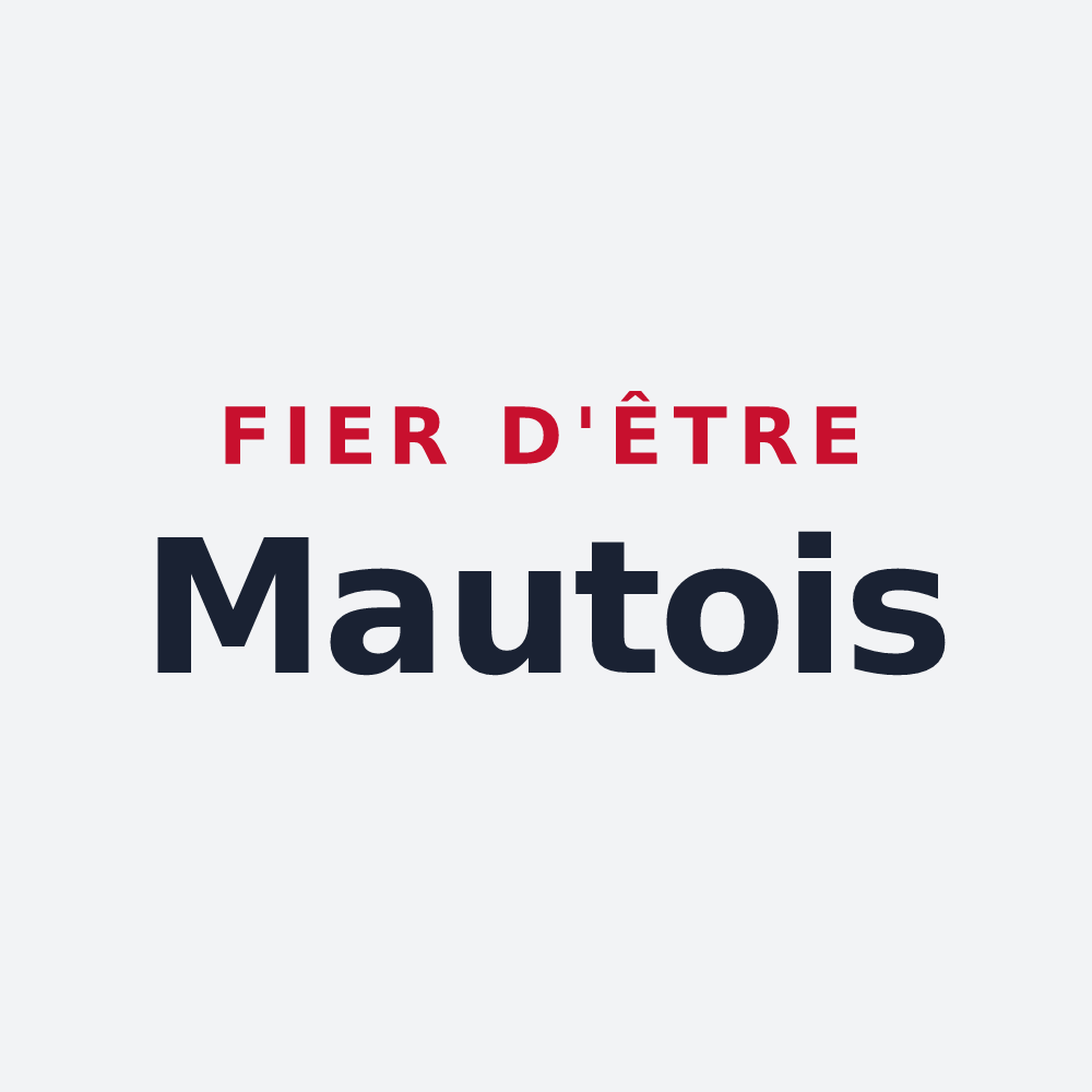 Poster « Fier d'être Mautois » — design pour Mautes