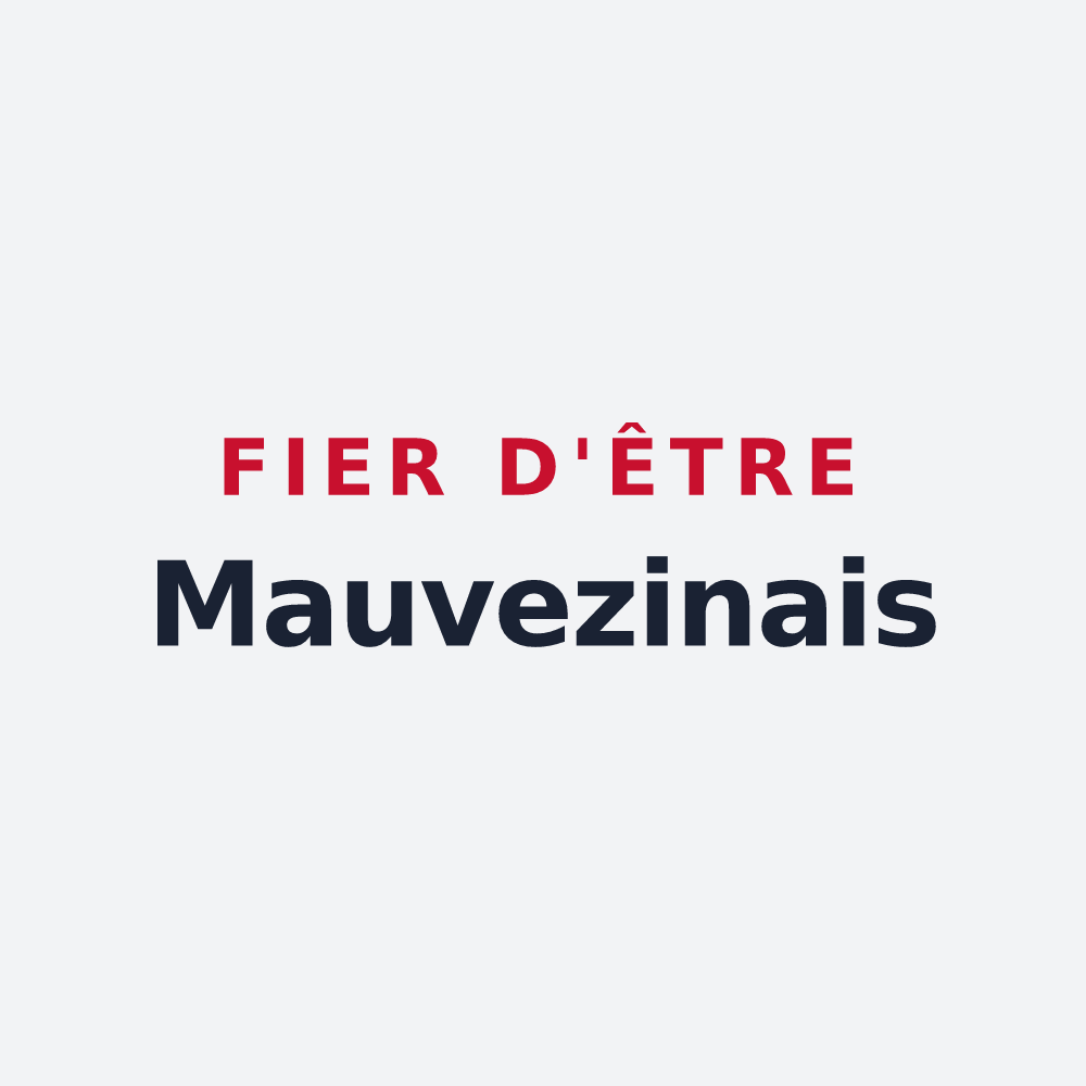 Poster « Fier d'être Mauvezinais » — design pour Mauvezin