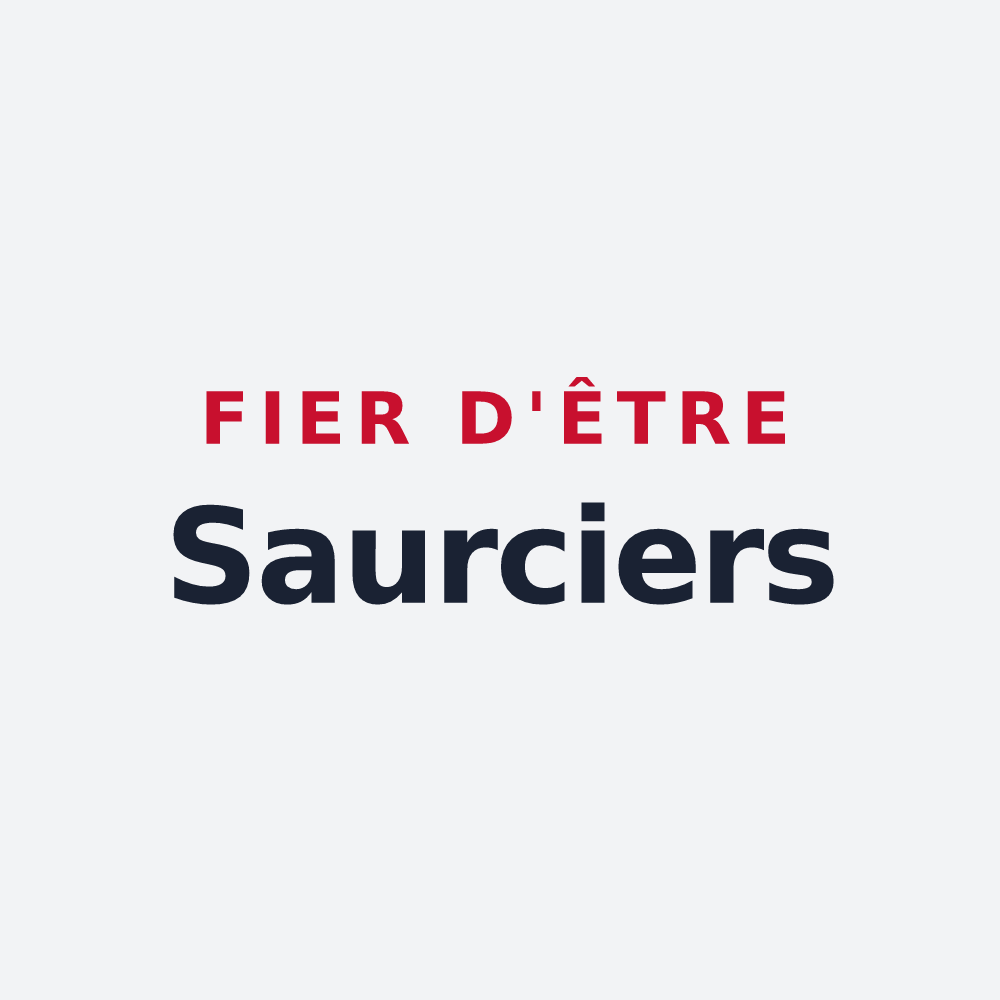 Poster « Fier d'être Saurciers » — design pour Maxey-sur-Vaise