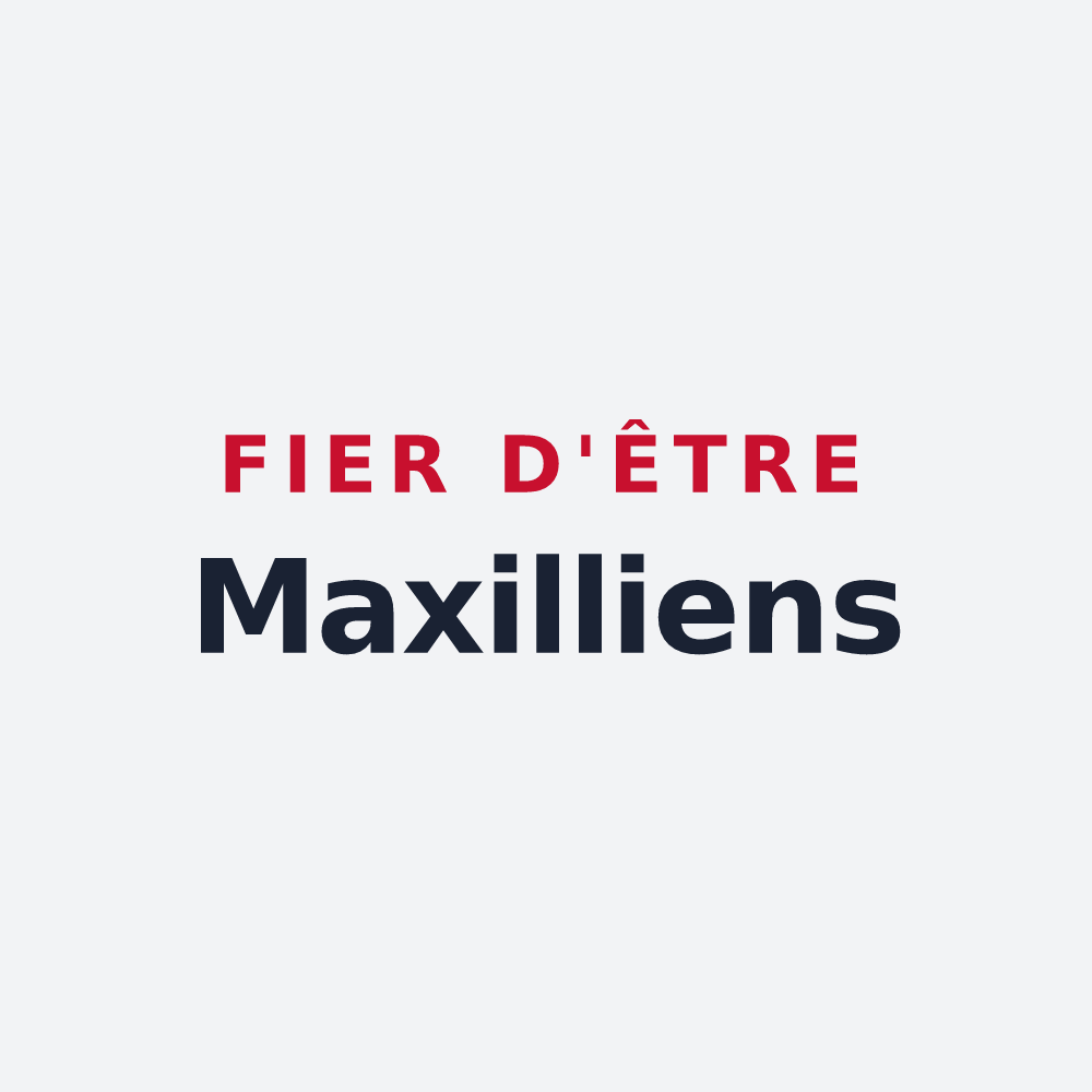 Poster « Fier d'être Maxilliens » — design pour Maxilly-sur-Léman