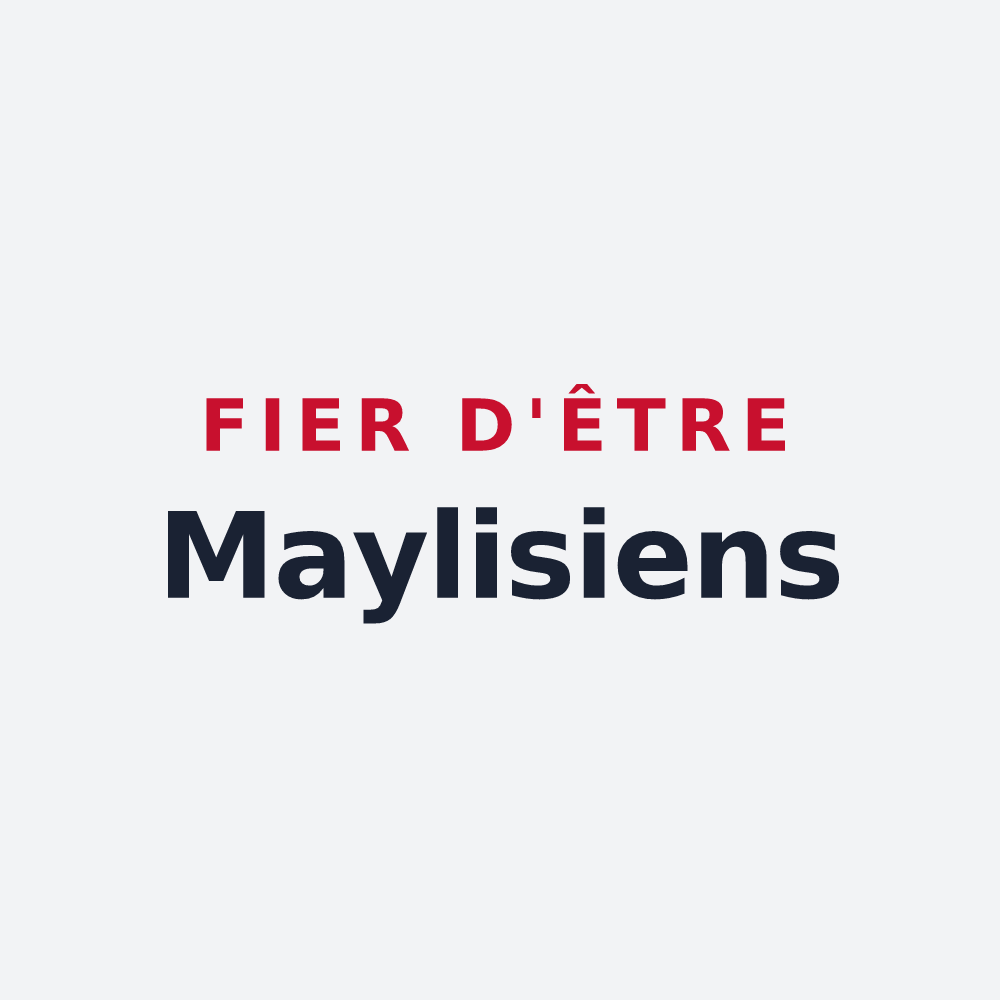 Poster « Fier d'être Maylisiens » — design pour Maylis