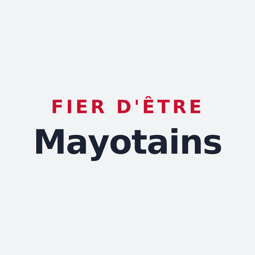 Poster « Fier d'être Mayotains » — design pour Mayot