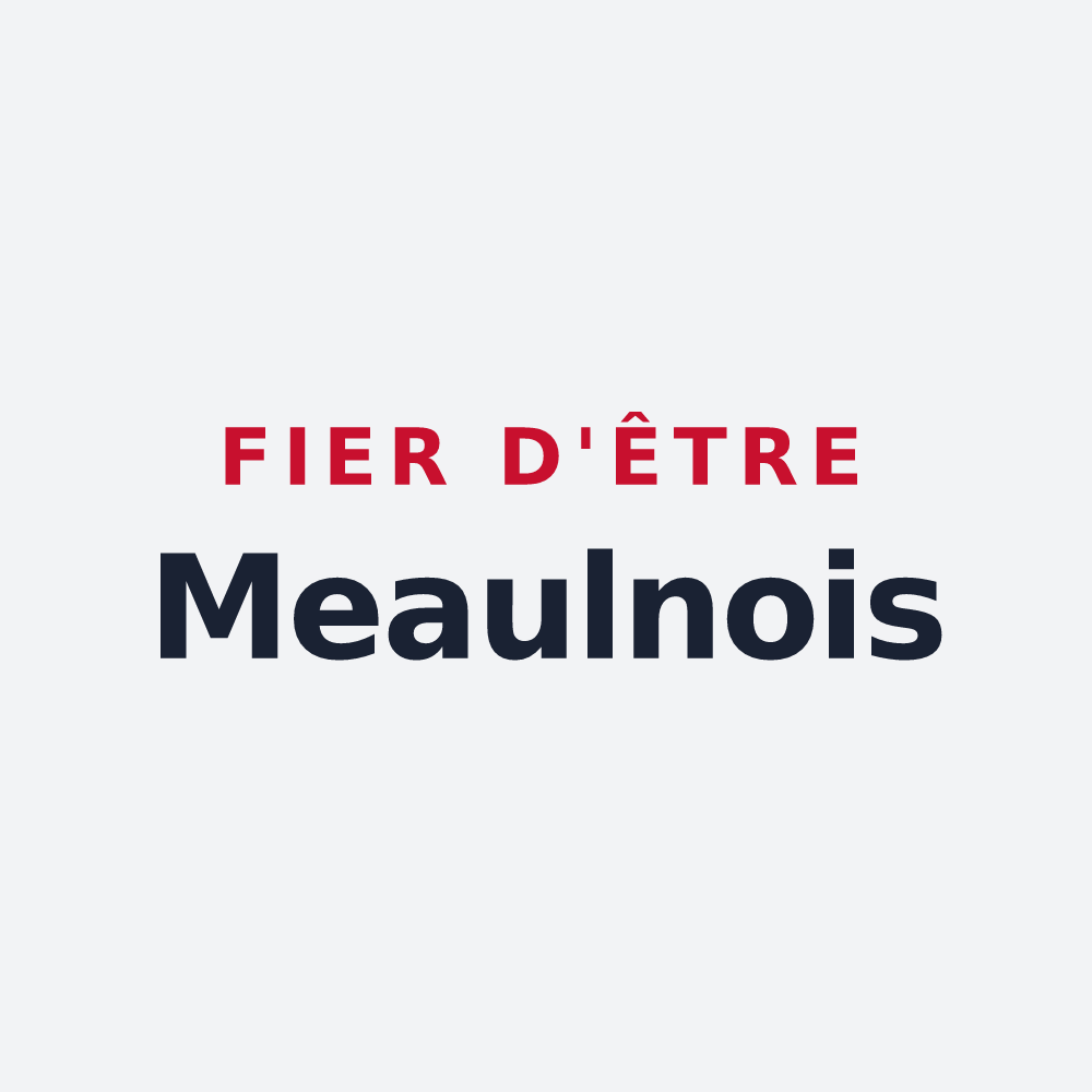 Poster « Fier d'être Meaulnois » — design pour Meaulne-Vitray