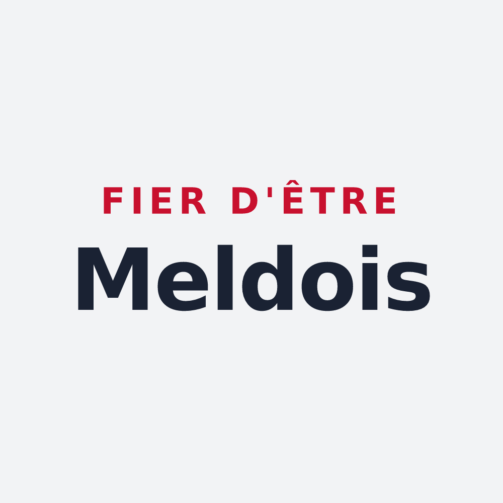 Poster « Fier d'être Meldois » — design pour Meaux