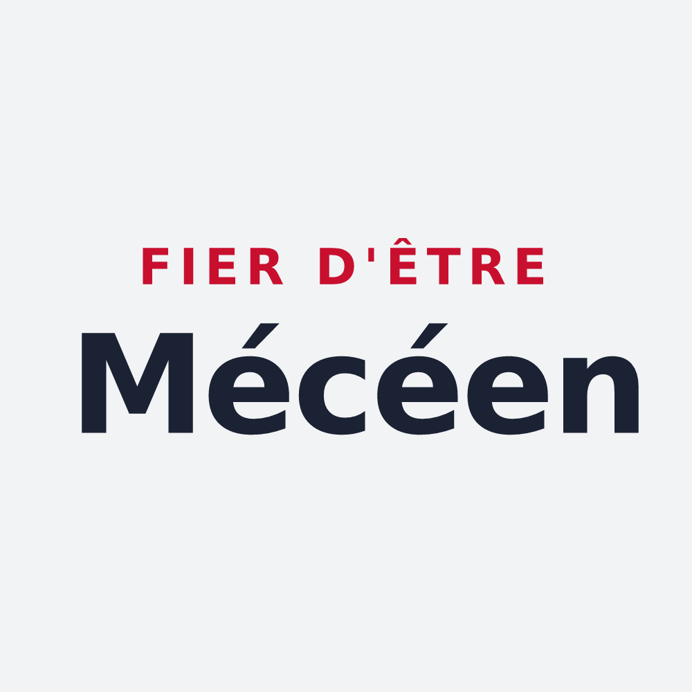 Poster « Fier d'être Mécéen » — design pour Mecé