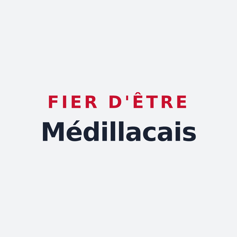 Poster « Fier d'être Médillacais » — design pour Médillac